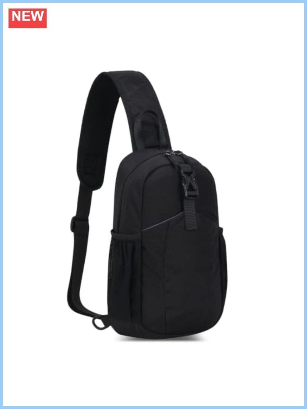 OKKID Travel Sling Bag Crossbody Backpack Nylon Water Resistant